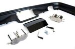 DIFFUSEUR DE PARE CHOC ARRIERE VW BUS T6 OU T6.1 STANDARD + EMBOUTS FICTIFS (2015/2024)