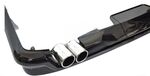 DIFFUSEUR DE PARE CHOC ARRIERE VW BUS T6 OU T6.1 STANDARD + EMBOUTS FICTIFS (2015/2024)