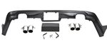 DIFFUSEUR DE PARE CHOC ARRIERE VW BUS T6 OU T6.1 STANDARD + EMBOUTS FICTIFS (2015/2024)