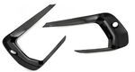 SPLITTERS DE PARE CHOC AVANT VW BUS T6.1 STANDARD "PIANO BLACK FINISH" (05-2019/2024)