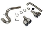 EMBOUTS D'ECHAPPEMENT TYPE DUPLEX LOOK M5 BMW SERIE 3 E60 (2003/2010)
