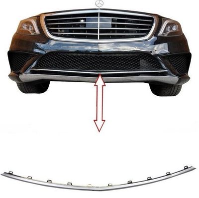 JONC DE PARE CHOC AVANT CHROME MERCEDES CLASSE S W222 PHASE 1 LONGUE AMG (2013/06-2017)