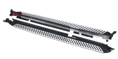 JEU DE BAS DE CAISSE BMW X2 F39 TYPE MARCHE PIEDS EN ALU (2018+)