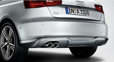 DIFFUSEUR ARRIERE LOOK OEM POUR AUDI A3 8V PHASE 1 3 PORTES OU SPORTBACK (2012/04-2016)