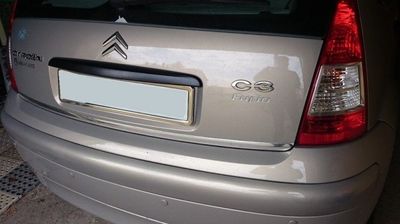 BARRETTE DE COFFRE INFERIEURE CHROMEE CITROEN C3 (2002/2009)