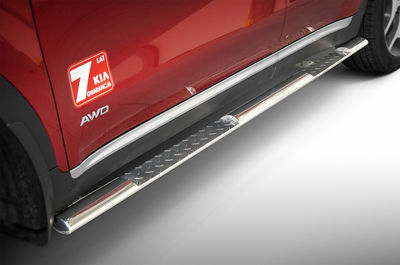 JEU DE BAS DE CAISSE TUBULAIRES AVEC MARCHES PIEDS KIA SPORTAGE QL V3 (2016+)