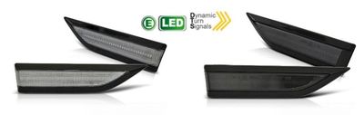 JEU DE 2 REPETITEURS A LEDS VW CADDY IV AVEC FONCTION DTS - CLIGNOTANTS DEFILANTS - (07-2015/09-2020)