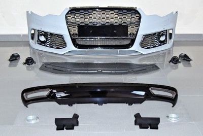 KIT CARROSSERIE AUDI A6 4G BERLINE OU AVANT STANDARD PHASE 1 LOOK RS6 ET W12 (04-2011/09-2014)
