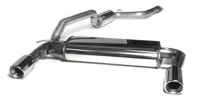 LIGNE D'ECHAPPEMENT DUPLEX INOX FORD FOCUS II ST 225CV TYPE DA3 (2006/2011)