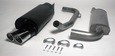 LIGNE D'ECHAPPEMENT INOX VOLVO S40/V40 TYPE V 1.6L,1.8L,2.0L OU 2.0L TURBO (1995/1999) OU PHASE 2 (2000/2004)