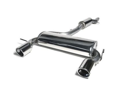 LIGNE COMPLETE D ECHAPPEMENT EN INOX AUDI TT 8N 1.8T (DIAMETRE 63,5mm HOMOLOGUEE TUV ET SORTIE DUPLEX RONDE GAUCHEET DROITE  de 100mm) (1998/06-2006)