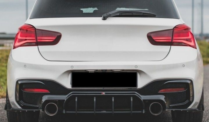 Pour BMW série 1 M Sport F20 F21 M135i M140i 2015-2019 voiture diffuseur arrière pare-chocs lèvre arrière becquet corps Kit réglage brillant noir 34 Pour BMW série 1 M Sport F20 F21 M135i M140i 2015-2019 voiture diffuseur arrière pare-chocs lèvre arrière becquet corps Kit réglage brillant noir 34