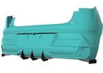 DIFFUSEUR DE PARE CHOC ARRIÈRE (RAJOUT CENTRAL ET SPLITTERS LATERAUX) RENAULT MEGANE V E-TECH PHASE 1 CNC "DTM LOOK" (2022+)