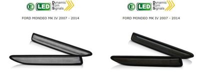 JEU DE 2 REPETITEURS A LEDS FORD MONDEO IV AVEC FONCTION DTS - CLIGNOTANTS DEFILANTS - (2007/2014)