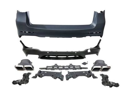 PARE CHOC ARRIERE MERCEDES GLC X253 SUV STANDARD LOOK AMG PHASE 1 (2015/06-2019)