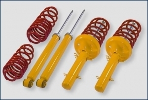 ENSEMBLE AMORTISSEURS ET RESSORTS COURTS RENAULT MEGANE 1 (1995/2002)