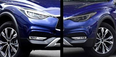 FILM DE PROTECTION OU OPACIFIANT POUR PHARES AVANT INFINITI QX30 PHASE 2 (2017/2018)