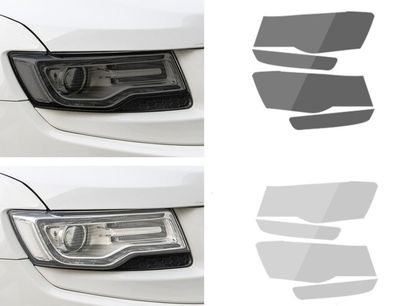FILM DE PROTECTION OU OPACIFIANT POUR PHARES AVANT JEEP GRAND CHEROKEE WK2 PHASE 2 (2014/2020)