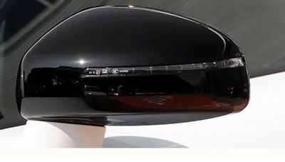 Coques De Rétroviseur Pour Audi TT MK2 8J R8 2007-2014 - Paire Gauche/droite, ABS Verni Noir - Protection Et Style