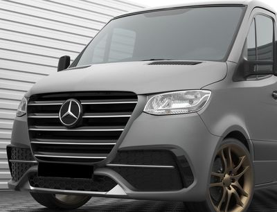 PARE CHOC AVANT MERCEDES SPRINTER MK3 PHASE 1 2018 2022 pare-choc-avant-mercedes-sprinter-mk3-phase-1-2018-2022