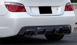 DIFFUSEUR ARRIERE EN ABS PIANO BLACK BMW SERIE 5 E60/E61 PACK M ST LINE (2003/2010)