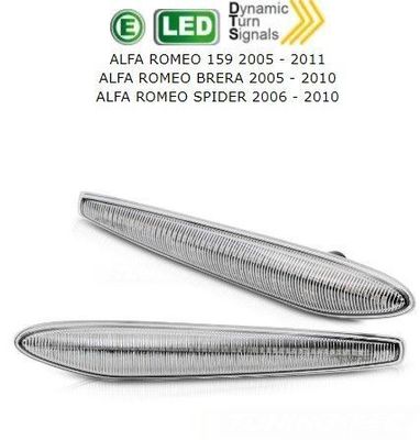 Clignotant latéral séquentiel à LED fumé Alfa Romeo Giulietta Typ 940 Clignotant latéral séquentiel à LED fumé Alfa Romeo Giulietta Typ 940