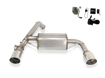 SILENCIEUX ARRIERE INOX DUPLEX FORD FOCUS III STANDARD HATCHBACK 2.3L ECOBOOST (2011/2018)