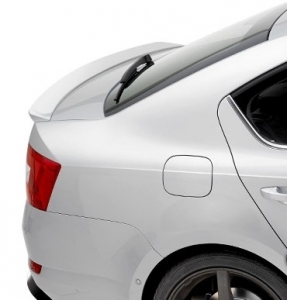Becquet Aileron Pour Skoda Octavia Estate 2014-2019 - Lot De 2 Ailerons Latéraux Lunette Arrière, Noir Brillant - 7
