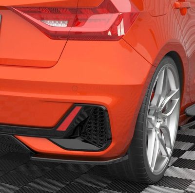 Jupes De Pare-chocs Arrière Cupra Leon HB 2020 – Noir Brillant (Version 2) - 9