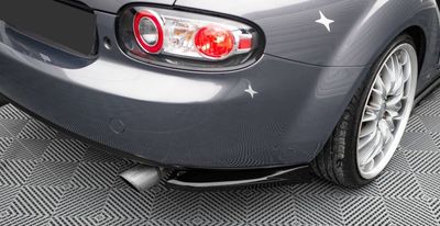 SPLITTERS DE PARE CHOC ARRIERE MAZDA MX5 NC PHASE 1 2005 2009 SPLITTERS DE PARE CHOC ARRIERE MAZDA MX5 NC PHASE 1 2005 2009