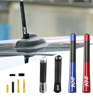 ANTENNE DE TOIT ALU/CARBONE LOOK AVEC LOGO 106