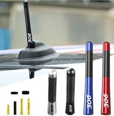 ANTENNE DE TOIT ALU/CARBONE LOOK AVEC LOGO 306