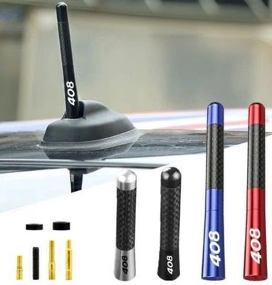 ANTENNE DE TOIT ALU/CARBONE LOOK AVEC LOGO 408