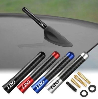 ANTENNE DE TOIT ALU/CARBONE HYUNDAI I20 AVEC LOGO