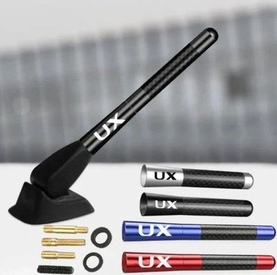ANTENNE DE TOIT ALU/CARBONE LOOK AVEC LOGO UX