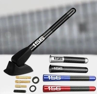 ANTENNE DE TOIT ALU/CARBONE LOOK AVEC LOGO 156