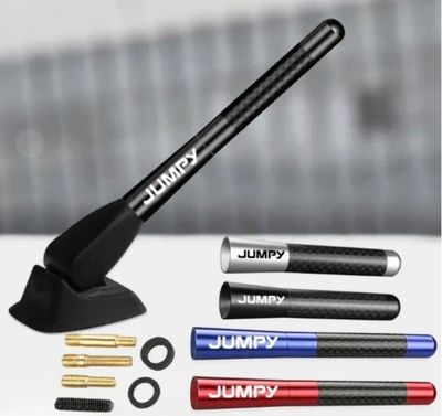 ANTENNE DE TOIT ALU/CARBONE LOOK AVEC LOGO JUMPY