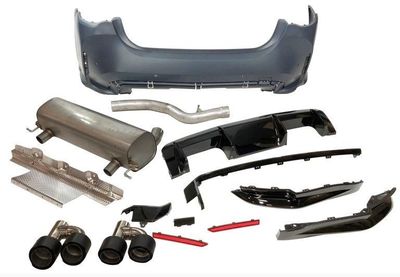 PARE CHOC ARRIERE COMPLET BMW SERIE 4 G22/G23 LOOK M4 (2020/2024)