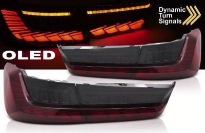 FEUX A LEDS BMW SERIE 3 G20 PHASE 1 FULL LEDS OLED AVEC FONCTION DTS -DYNAMIC TURN SIGNAL - (2019/06-2022)