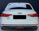 DIFFUSEUR DE PARE CHOC ARRIERE EN ABS "DTM LOOK AVEC FEU STOP" AUDI A4 B9 8W STANDARD / SLINE OU S4 PHASE 1 (08-2015/04-2019)