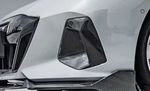 ENJOLIVEURS DE PRISES D'AIR DE PARE CHOC AVANT EN CARBONE BMW SERIE 5 G60/G61 PACK M (2023+)