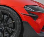 SPLITTERS DE PARE CHOC AVANT TOYOTA SUPRA MK4 A90 (2019/2025)