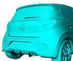 RAJOUTS DE DIFFUSEUR ARRIERE HYUNDAI I10 III N PHASE 1 CNC "DTM LOOK" (2020/2023)