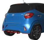RAJOUTS DE DIFFUSEUR ARRIERE HYUNDAI I10 III STANDARD PHASE 1 CNC "DTM LOOK" (2020/2023)