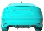 DIFFUSEUR ARRIERE (RAJOUT CENTRAL) JAGUAR XF SEDAN OU SW CNC  "DTM LOOK" (2020/2024)