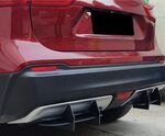 DIFFUSEUR ARRIERE (RAJOUT CENTRAL EN 2 PARTIES) NISSAN QASHQAI J11 STANDARD PHASE 2 "DTM LOOK" (2016/2019)