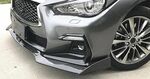 enjoliveurs d'entrees d'air laterales de pare choc avant INFINITI Q50 Sport PHASE 2 (04-2017/2021))