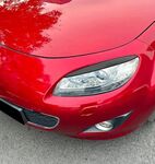 PAUPIERES DE PHARES MAZDA MX5 NC PHASE 2 PIANO BLACK OU CARBONE LOOK (2009/2014)