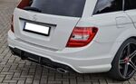 RAJOUT DE DIFFUSEUR ARRIERE EN ABS POUR MERCEDES CLASSE C W204/S204 AMG LINE PHASE 2 "ING LINE" (2011/2015)