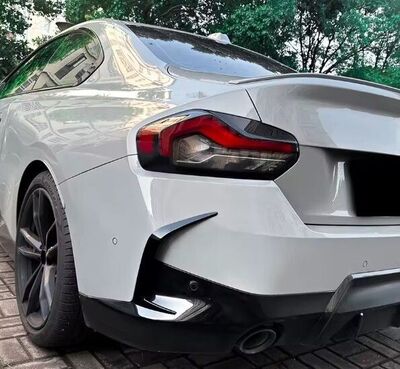 SPLITTERS LATERAUX "KNIFE" DE PARE CHOC ARRIERE BMW SERIE 2 G42 COUPE PHASE 1 PACK M (2021+)